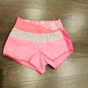 Lululemon pink shorts